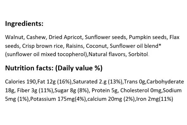 Apricot & Walnut Bar 40g - Image 4
